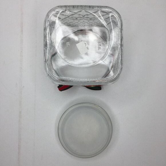 Vintage Anchor Hocking Wexford Square Christmas Glass Candy Jar Canister - Picture 7 of 11